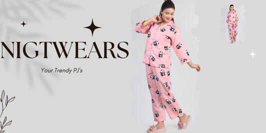 Stylish and comfortable women's nightwear featuring playful prints, perfect for summer nights. Lightweight, breathable fabric ensures a cozy and relaxing sleep. Ideal for lounging and bedtime.