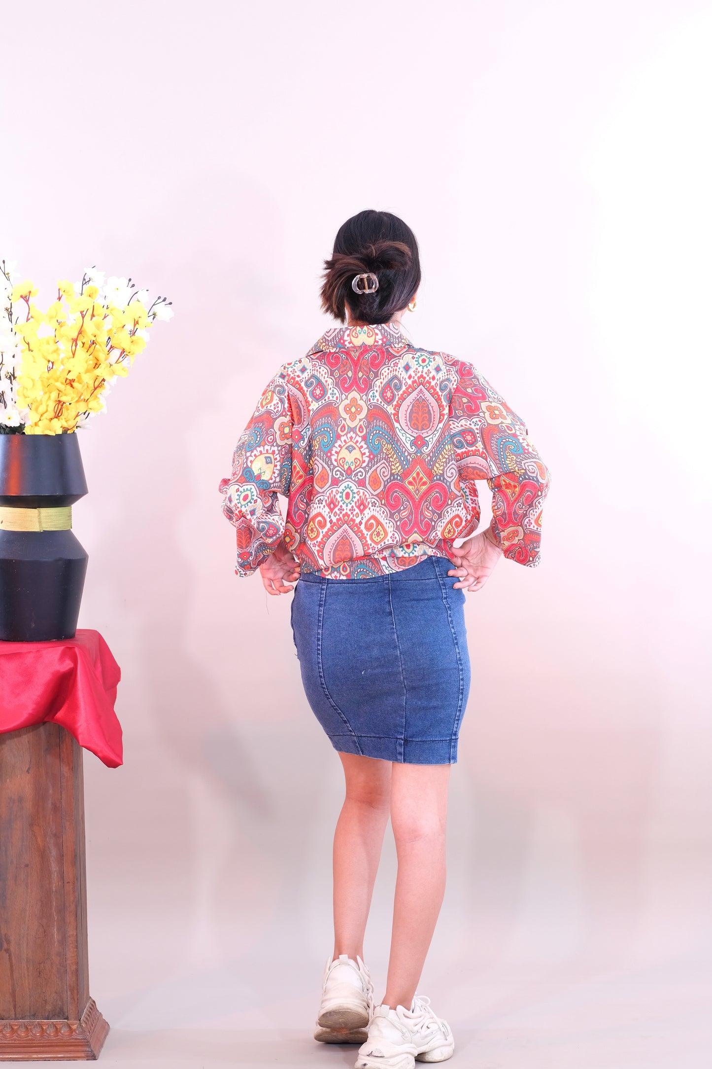 Floral Multicolour Printed Shirt (Cotton)