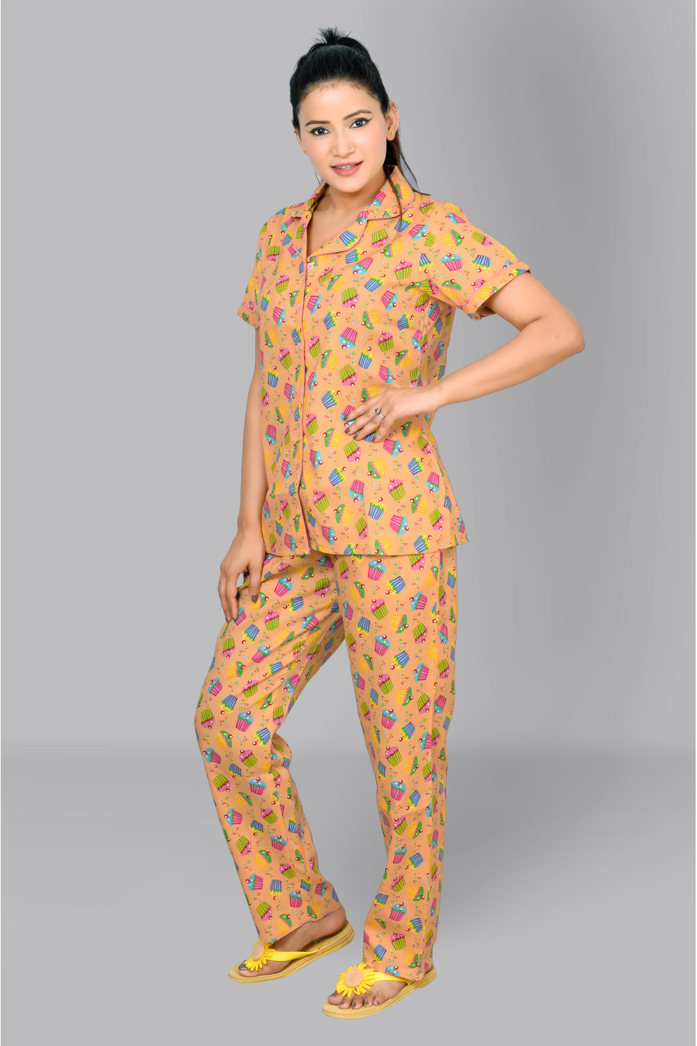 Cup Cake Print Nightwear Summer for Women | Riwaz Trendz