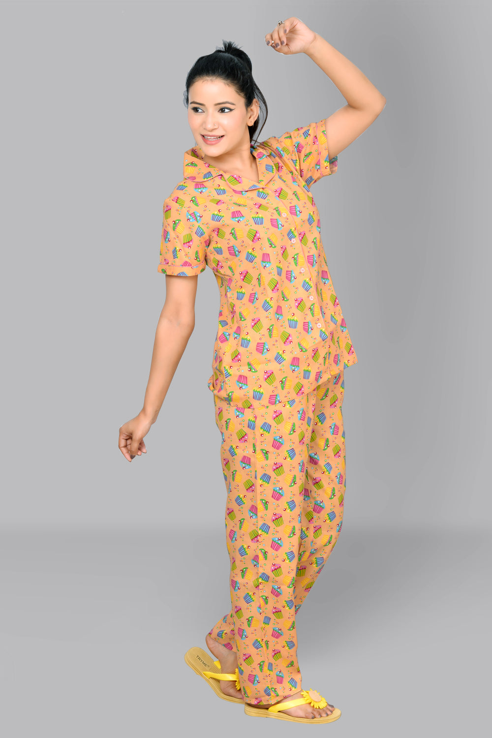 Cup Cake Print Nightwear Summer for Women | Riwaz Trendz