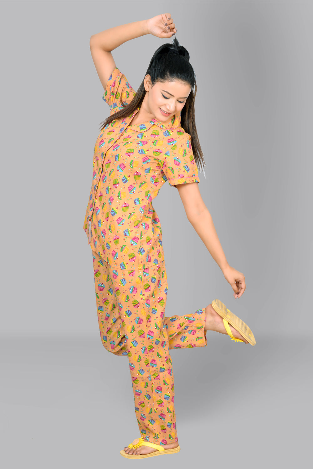 Cup Cake Print Nightwear Summer for Women | Riwaz Trendz