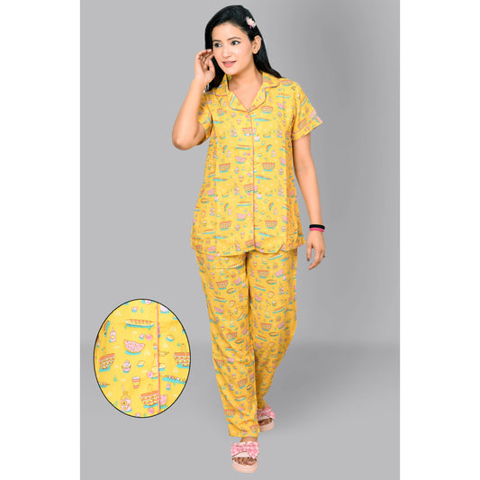 Best Fruit Print Womens Summer Nightwear | Fruit Print Pajamas