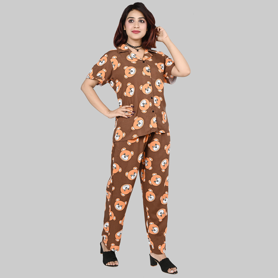 Panda Print Womens Nightwear | Panda Print Pajamas